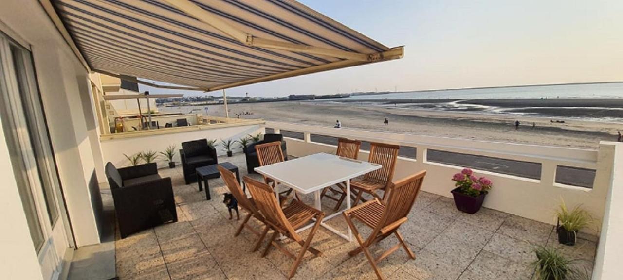 Superbe Appartement Avec Terasse Face A La Mer Boulogne-sur-Mer Zewnętrze zdjęcie